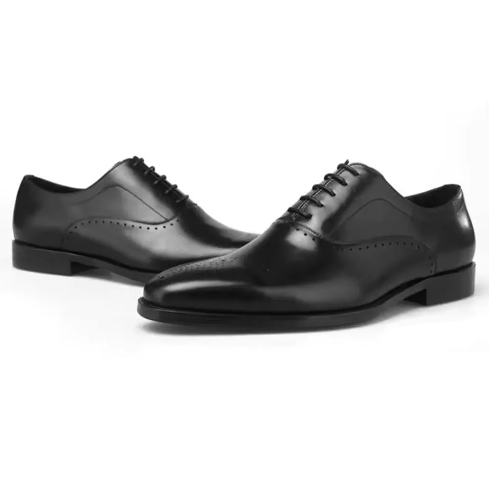 Handcrafted Cow Leather Oxford Dress Shoes