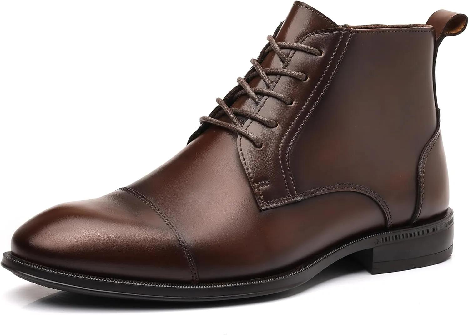 Holy dove Chelsea Boots Men – Genuine Leather,Chelsea Boots for Men with Side Zipper, Casual Slip-On Ankle Boots, Chukka & Oxford Style Dress Boots