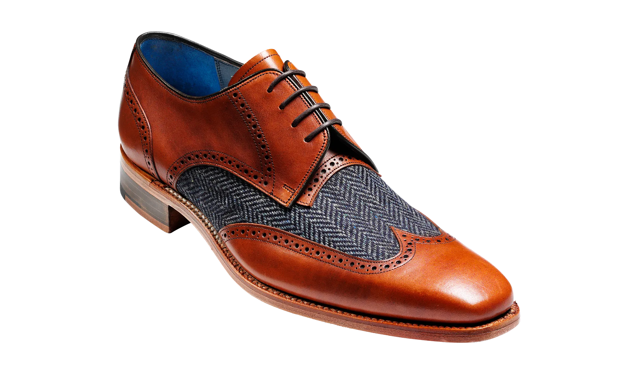 Jackson - Cedar Calf / Blue Tweed