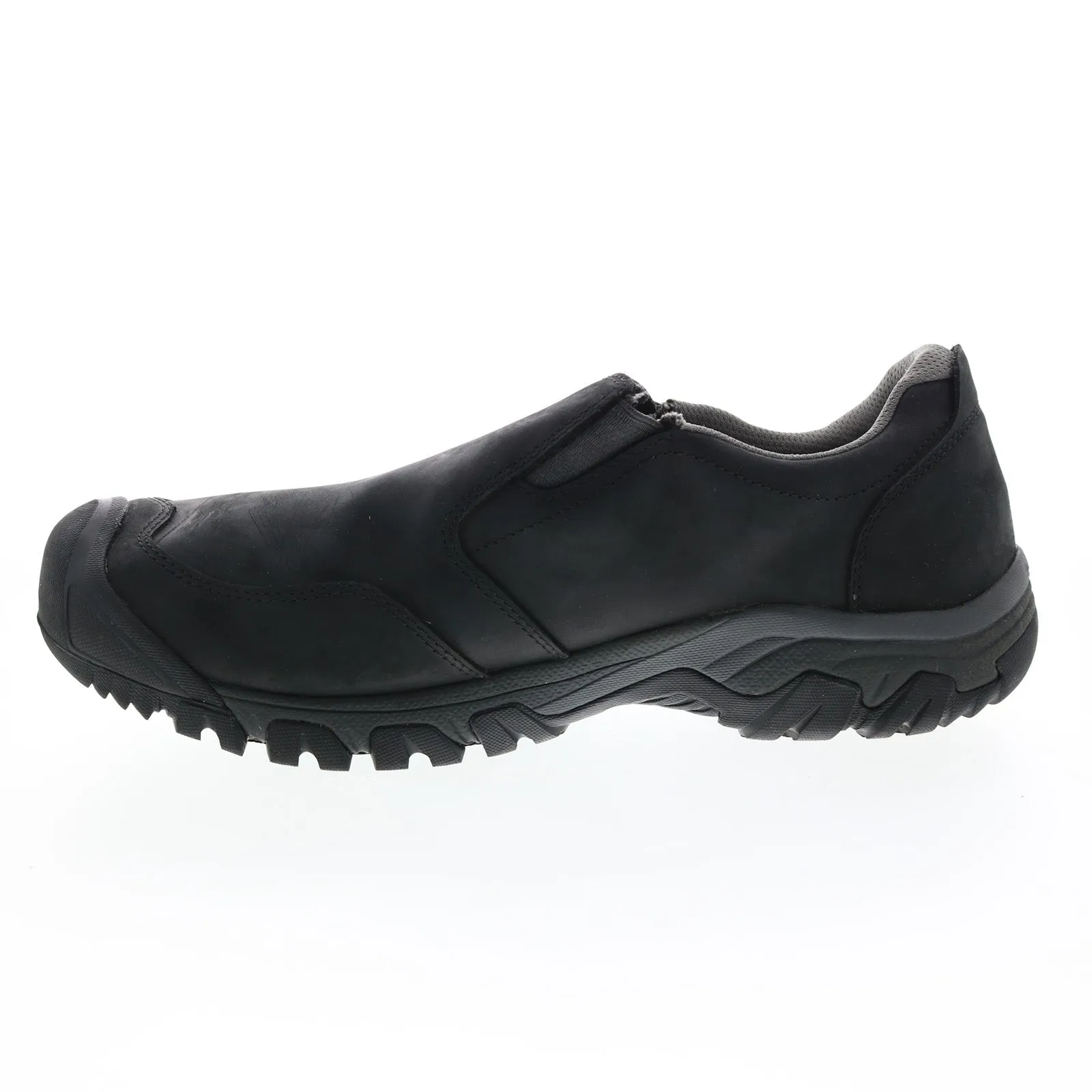Keen Brixen II Slip-On 1019932 Mens Black Leather Slip On Hiking Boots
