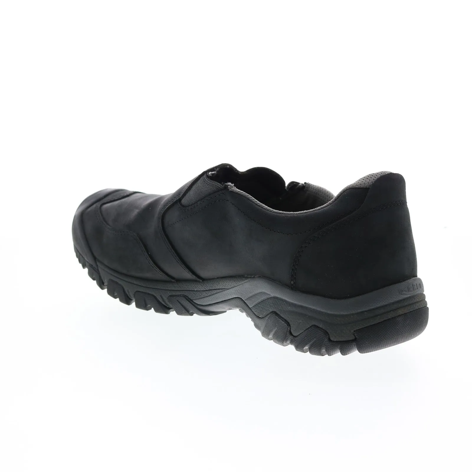 Keen Brixen II Slip-On 1019932 Mens Black Leather Slip On Hiking Boots