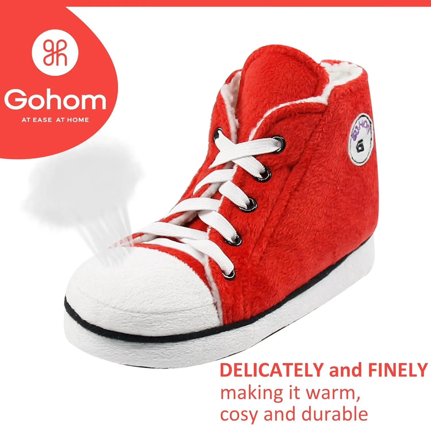 Kids Sneaker Slippers - Soft and Stylish Comfort Cozy House Shoes for Girls and Boys