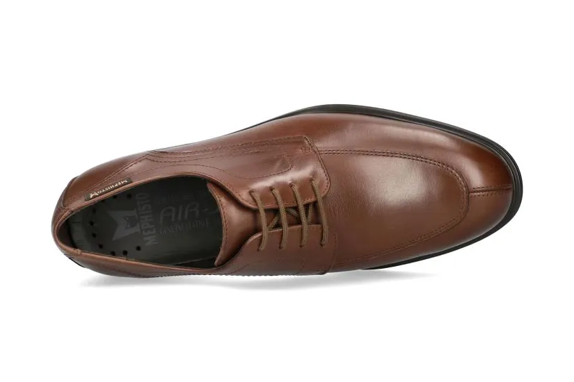 'Korey' men's smart city dressed lace-up shoe - brown