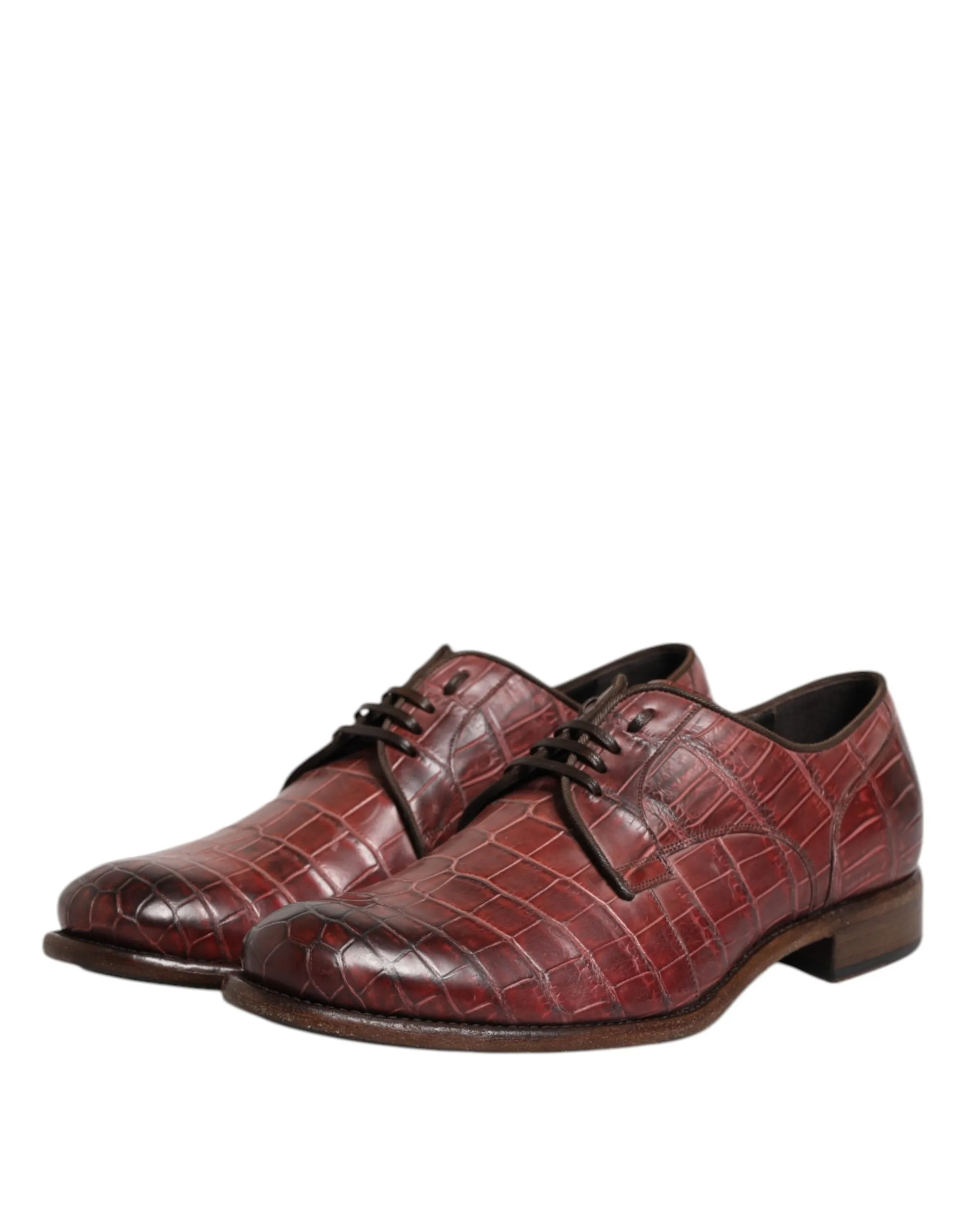 Lace Dress Specially designed Up & Impressive variety Burgundy Shoes Leather Gabbana Derby Dolce