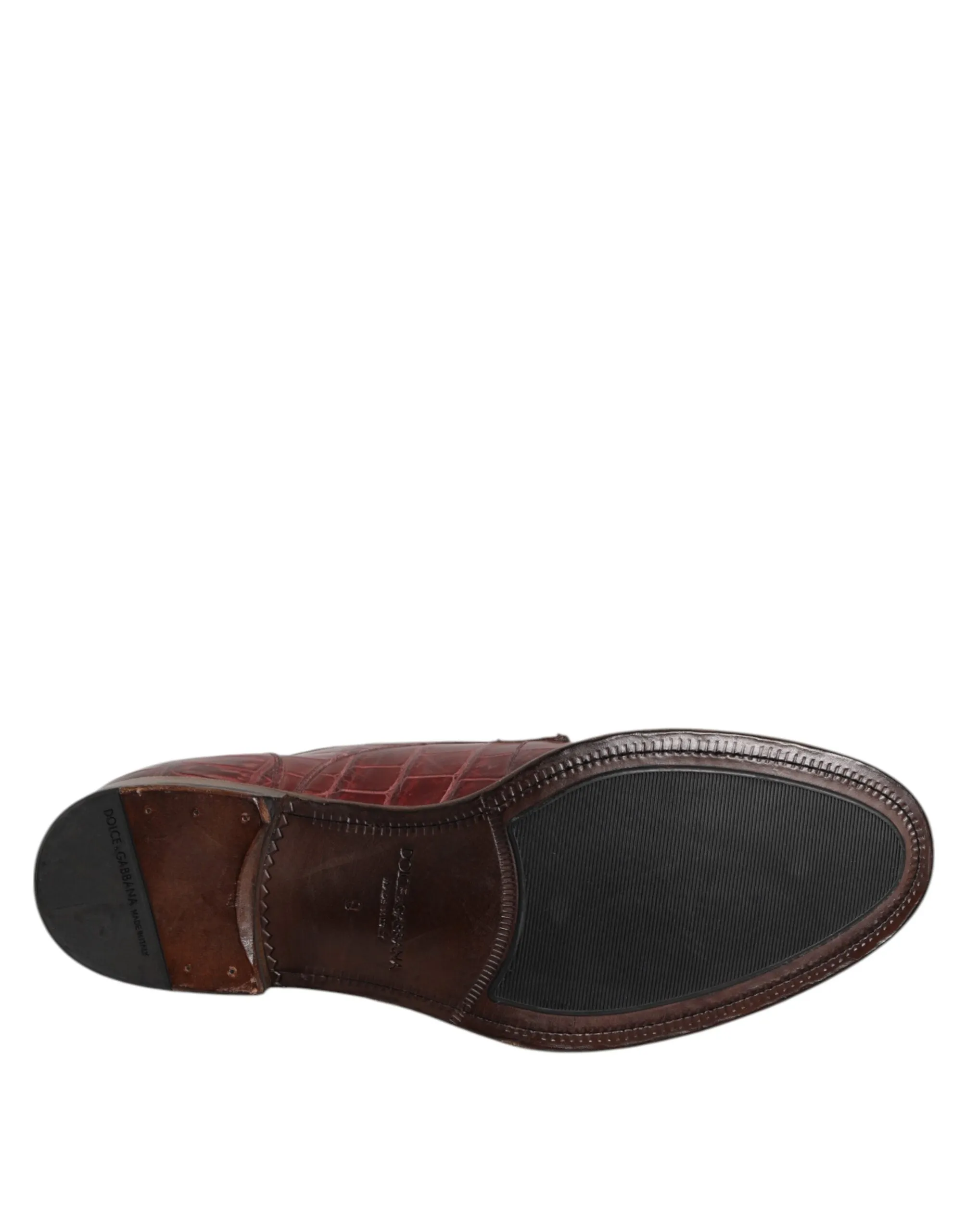 Lace Dress Specially designed Up & Impressive variety Burgundy Shoes Leather Gabbana Derby Dolce