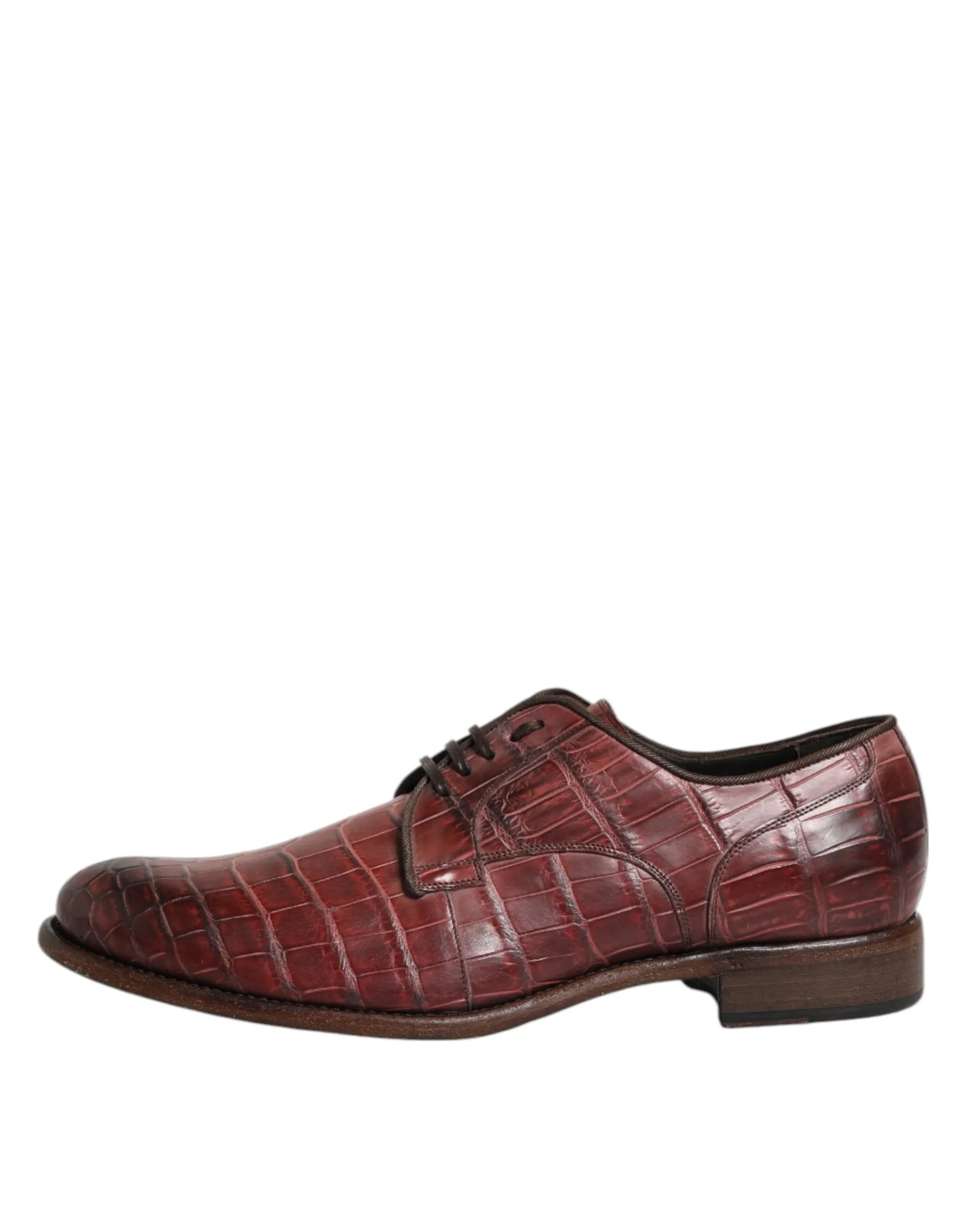 Lace Dress Specially designed Up & Impressive variety Burgundy Shoes Leather Gabbana Derby Dolce