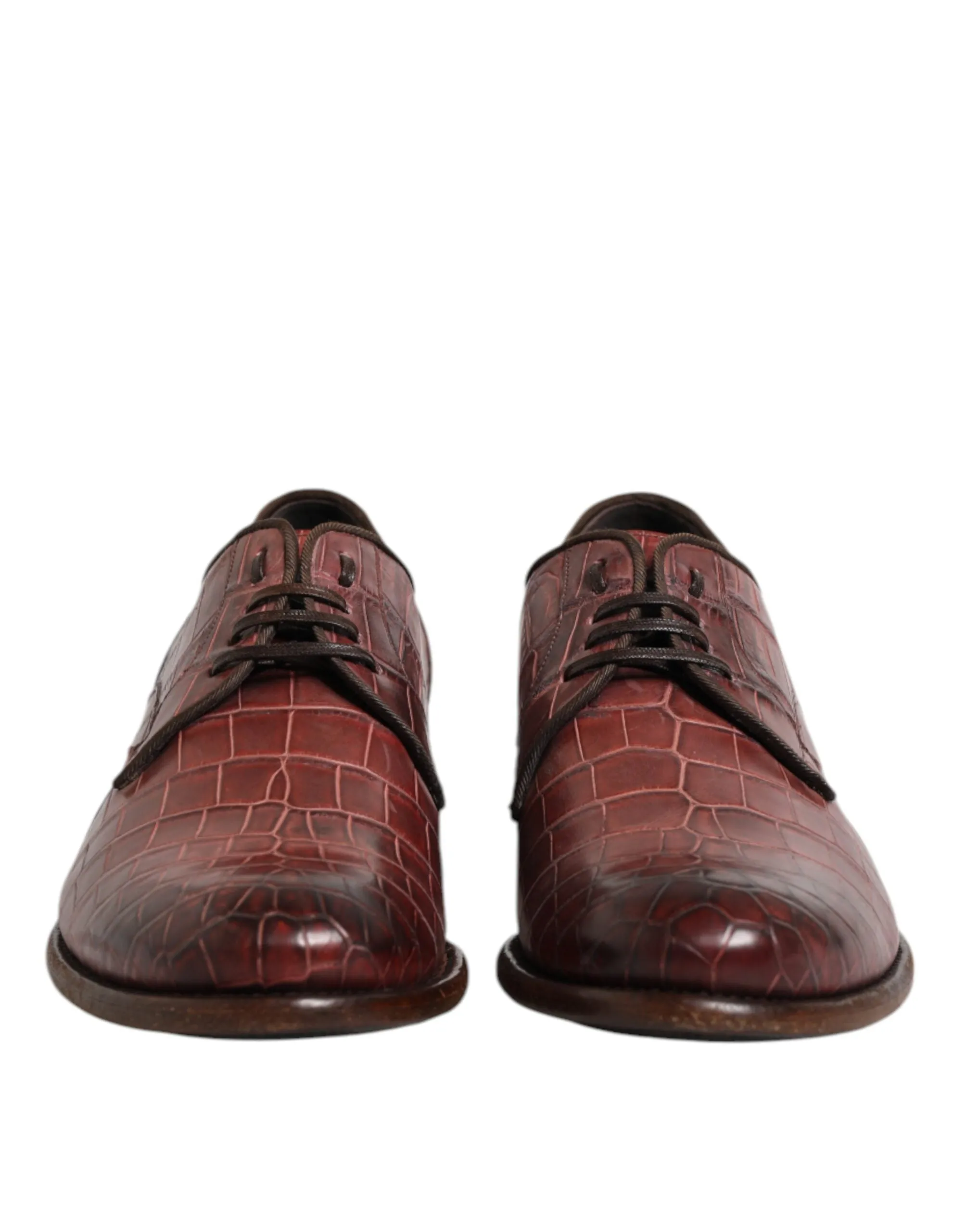 Lace Dress Specially designed Up & Impressive variety Burgundy Shoes Leather Gabbana Derby Dolce