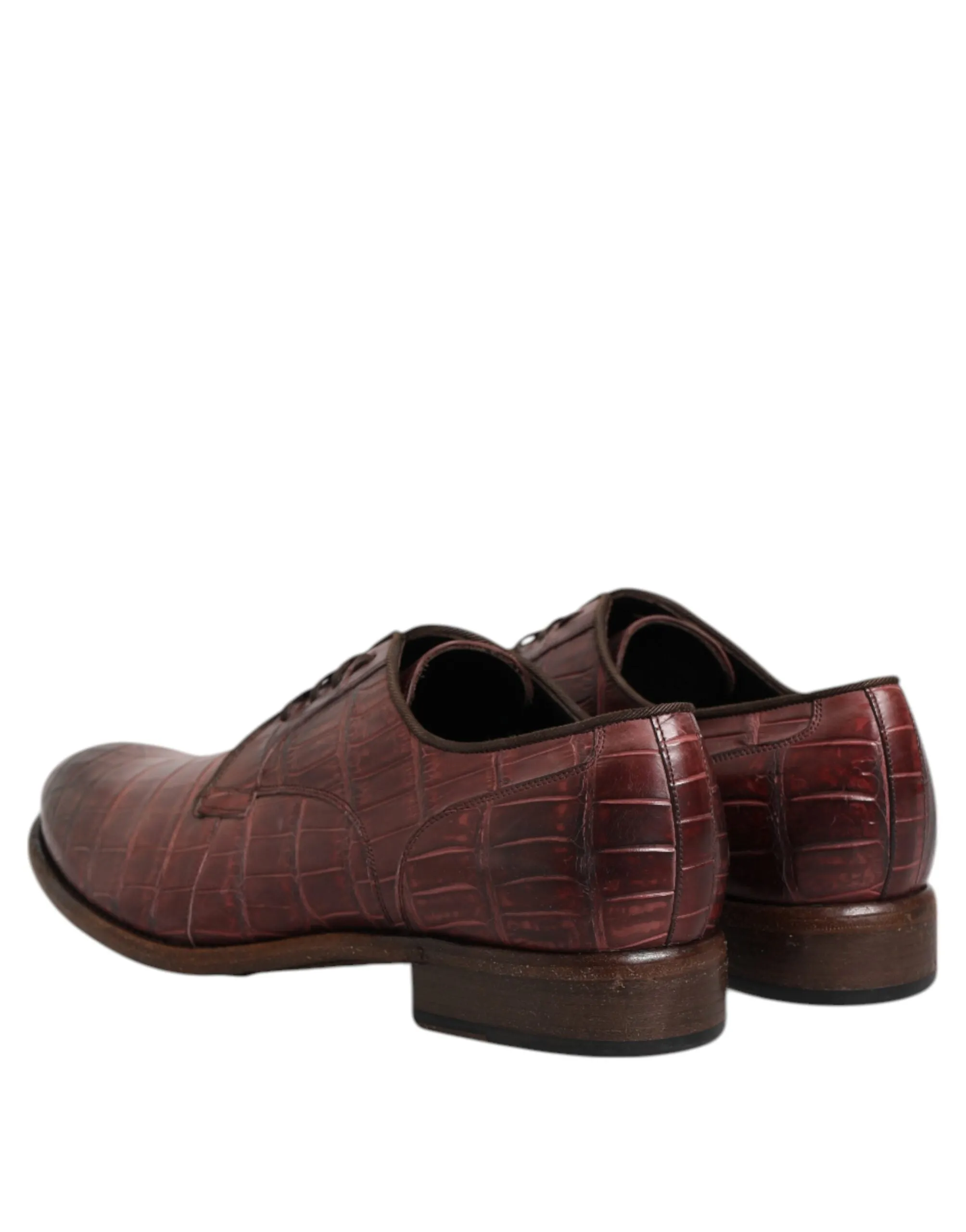 Lace Dress Specially designed Up & Impressive variety Burgundy Shoes Leather Gabbana Derby Dolce