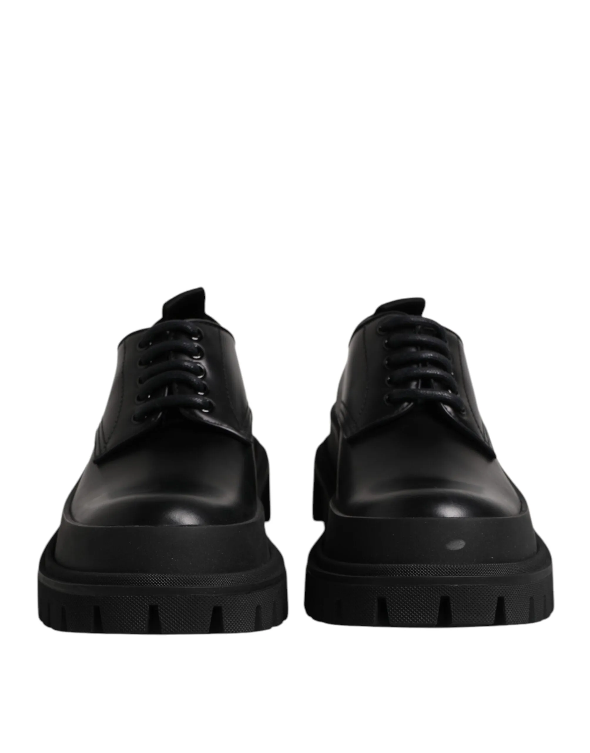 Lace Leather Tailored & Derby Gabbana Shoes Up Black Dolce Men Seasonal clearance Dress