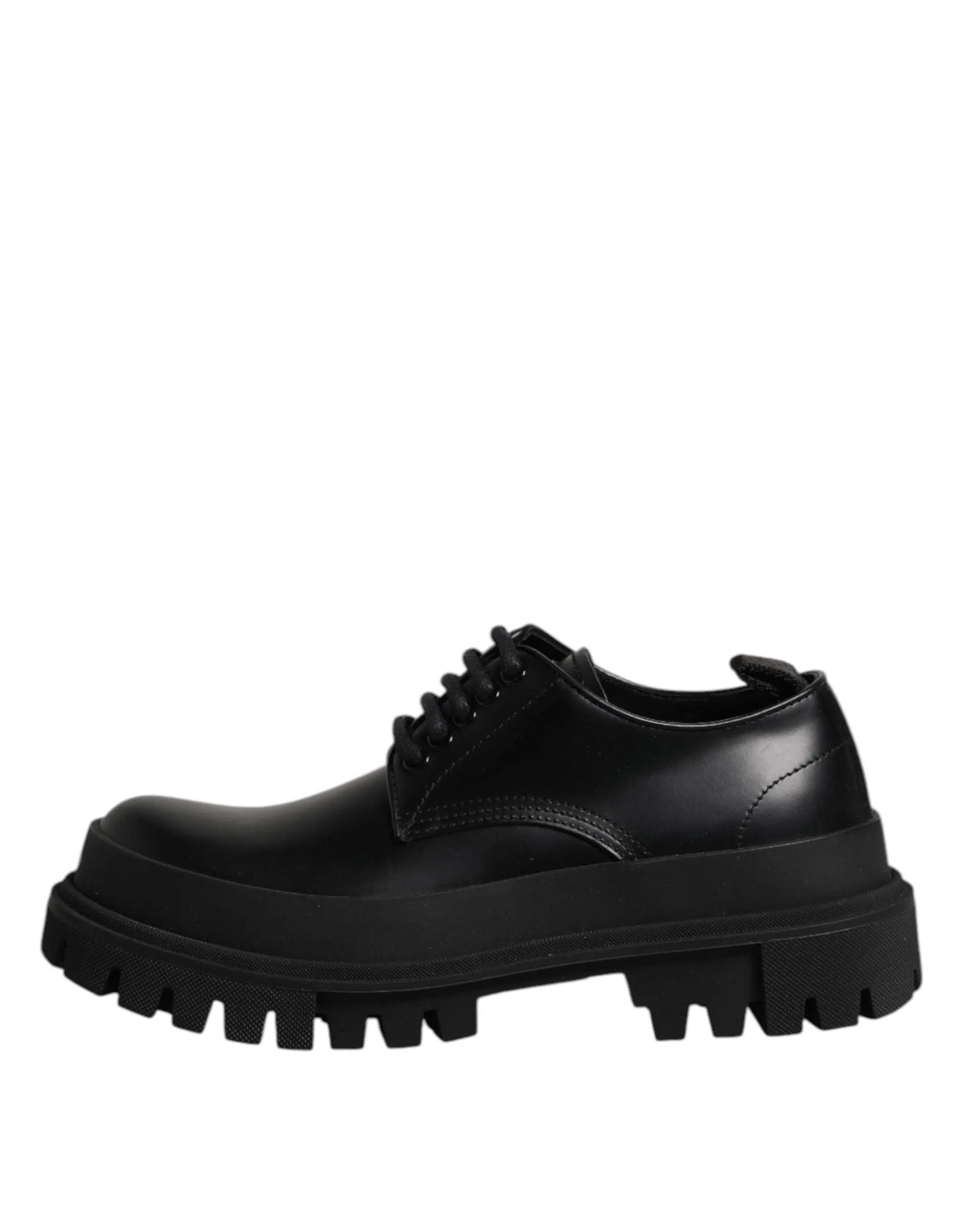 Lace Leather Tailored & Derby Gabbana Shoes Up Black Dolce Men Seasonal clearance Dress