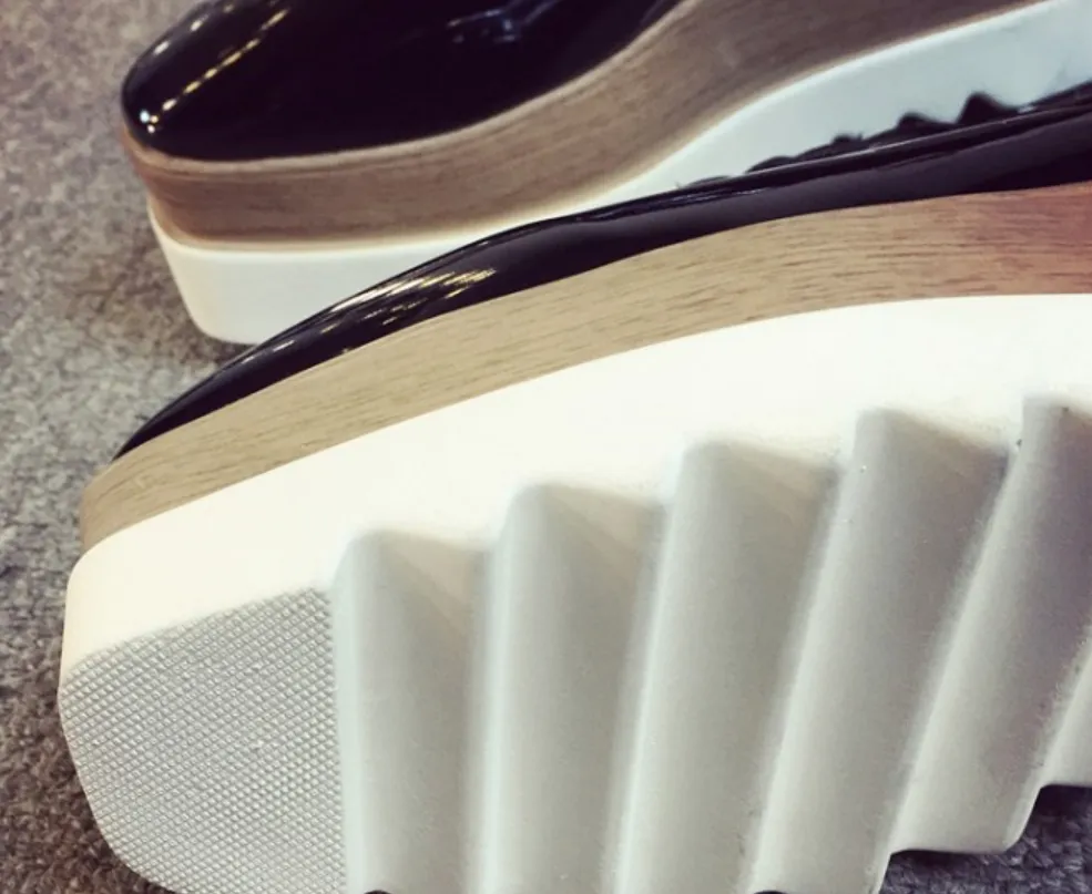 Lace-Up Loafer Platforms
