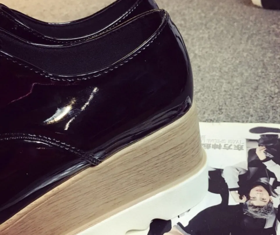 Lace-Up Loafer Platforms