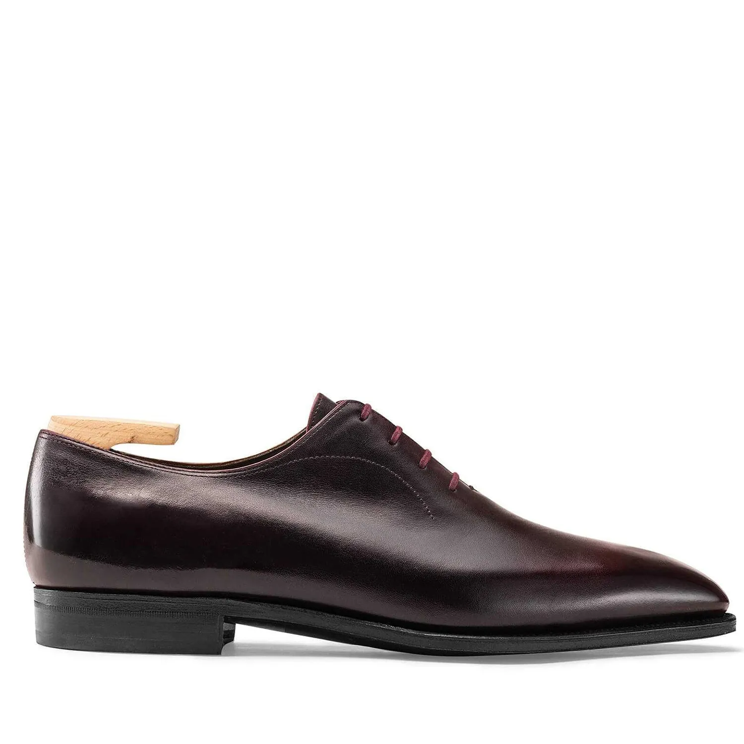 LIE DE VIN CASANOVA CALF LEATHER SHOES