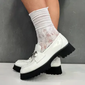Loafer Sock White