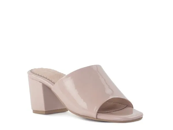 London Rag Dumplinn Slip-On Block Heel Sandal