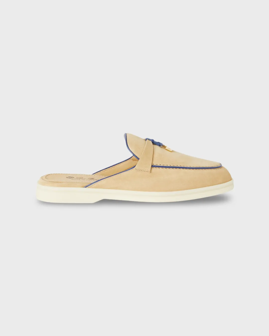 Loro Piana Babouche Charms Walk Loafer Hinoki Wood