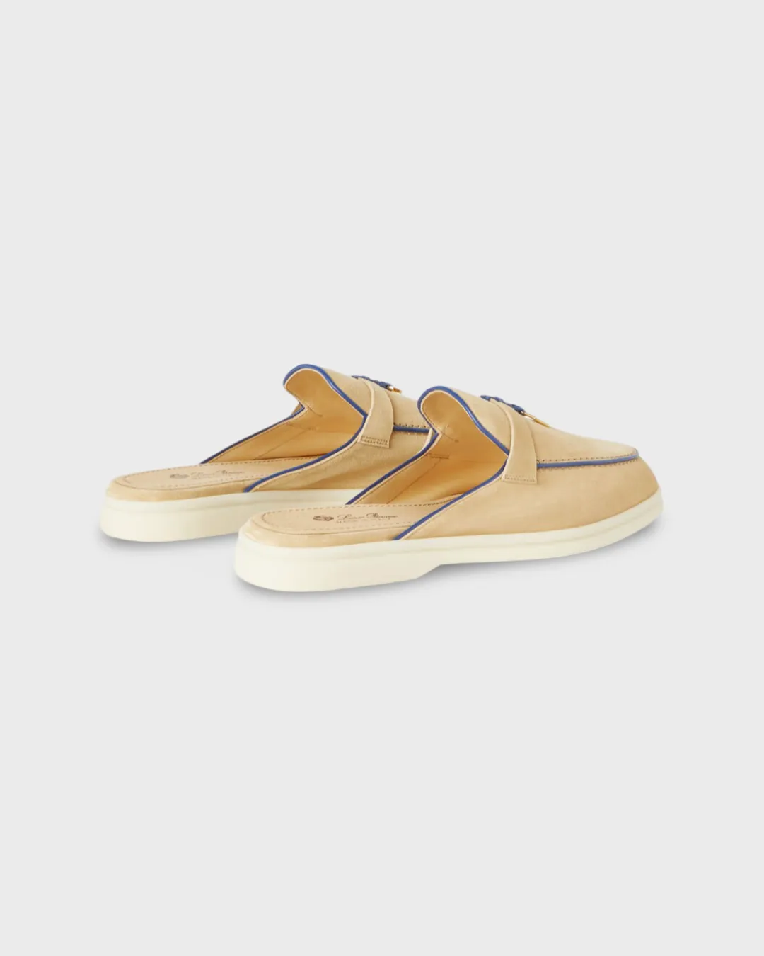Loro Piana Babouche Charms Walk Loafer Hinoki Wood