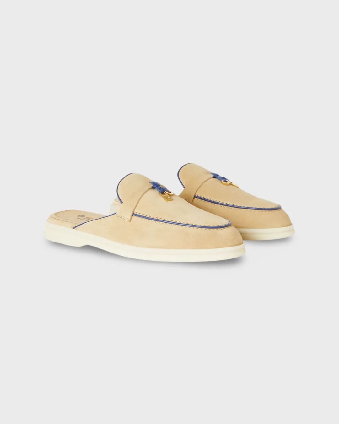 Loro Piana Babouche Charms Walk Loafer Hinoki Wood
