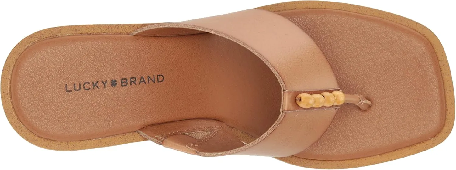 Lucky Brand Women's Mandelina Platform Thong Sandal Heeled
