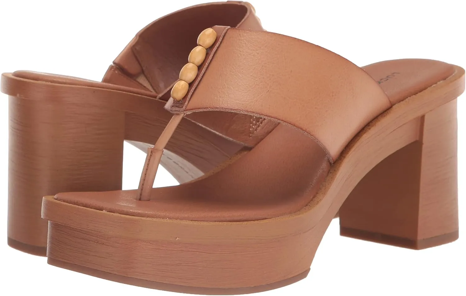 Lucky Brand Women's Mandelina Platform Thong Sandal Heeled