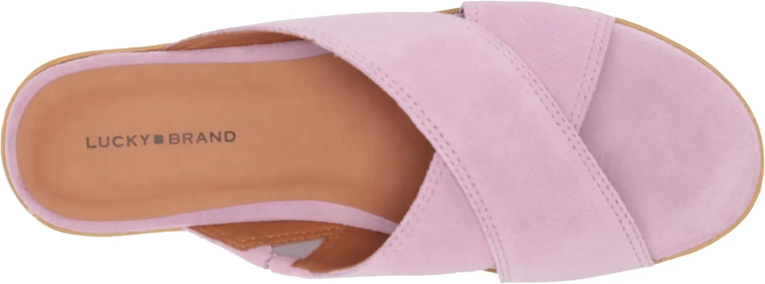 Lucky Brand Women's Vebony Platform Slide Sandal