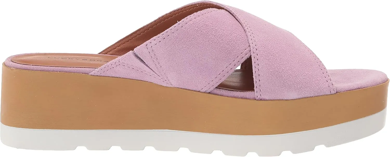 Lucky Brand Women's Vebony Platform Slide Sandal