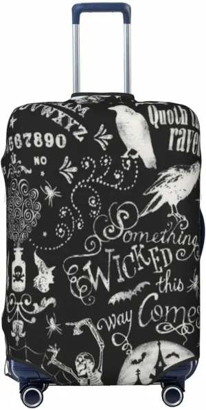 Luggage Cover For Travel Wiccan Pentacle Pagan Witch Witchcraft–dustproof Ideal For Travel 20-28 Inch.