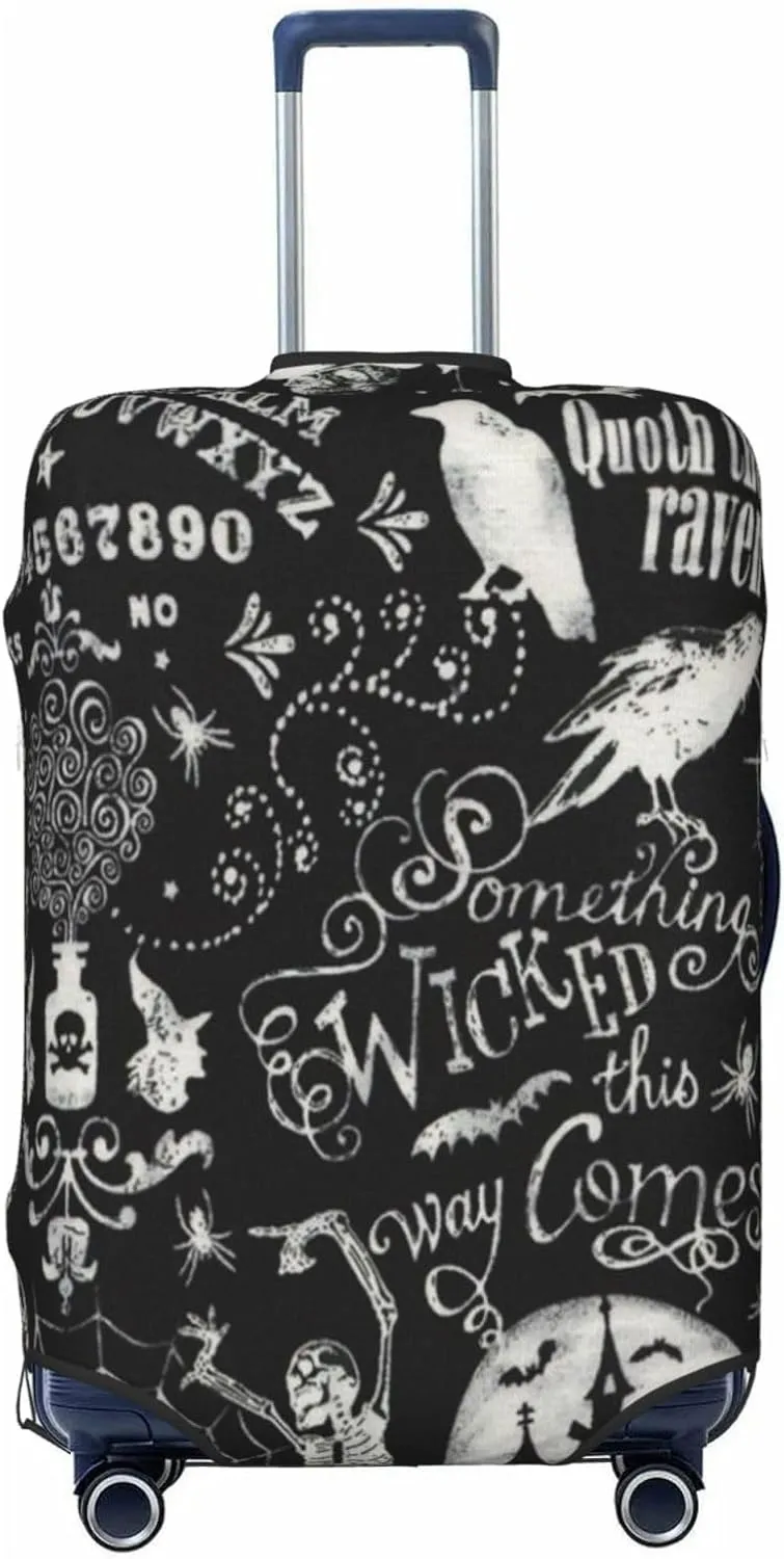 Luggage Cover For Travel Wiccan Pentacle Pagan Witch Witchcraft–dustproof Ideal For Travel 20-28 Inch.
