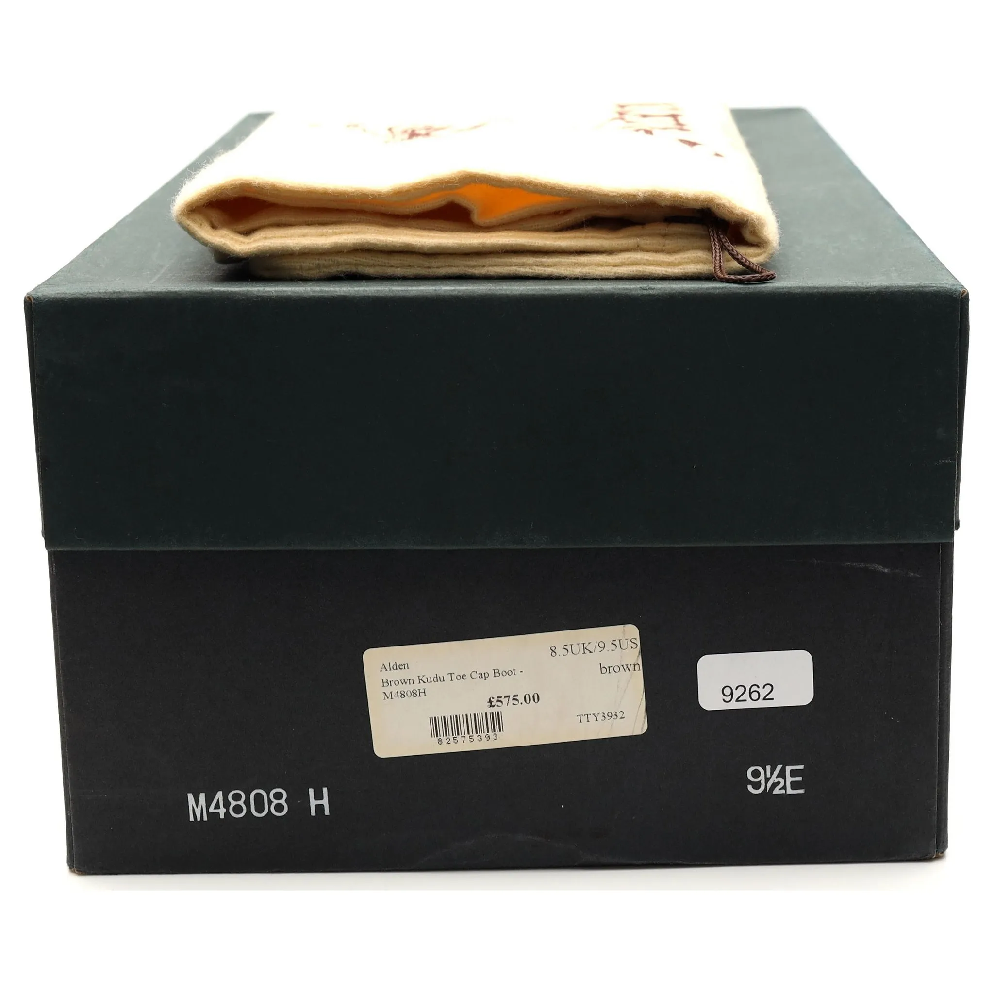 'M4808H' Brown Leather Boots UK 8.5 US 9.5 E