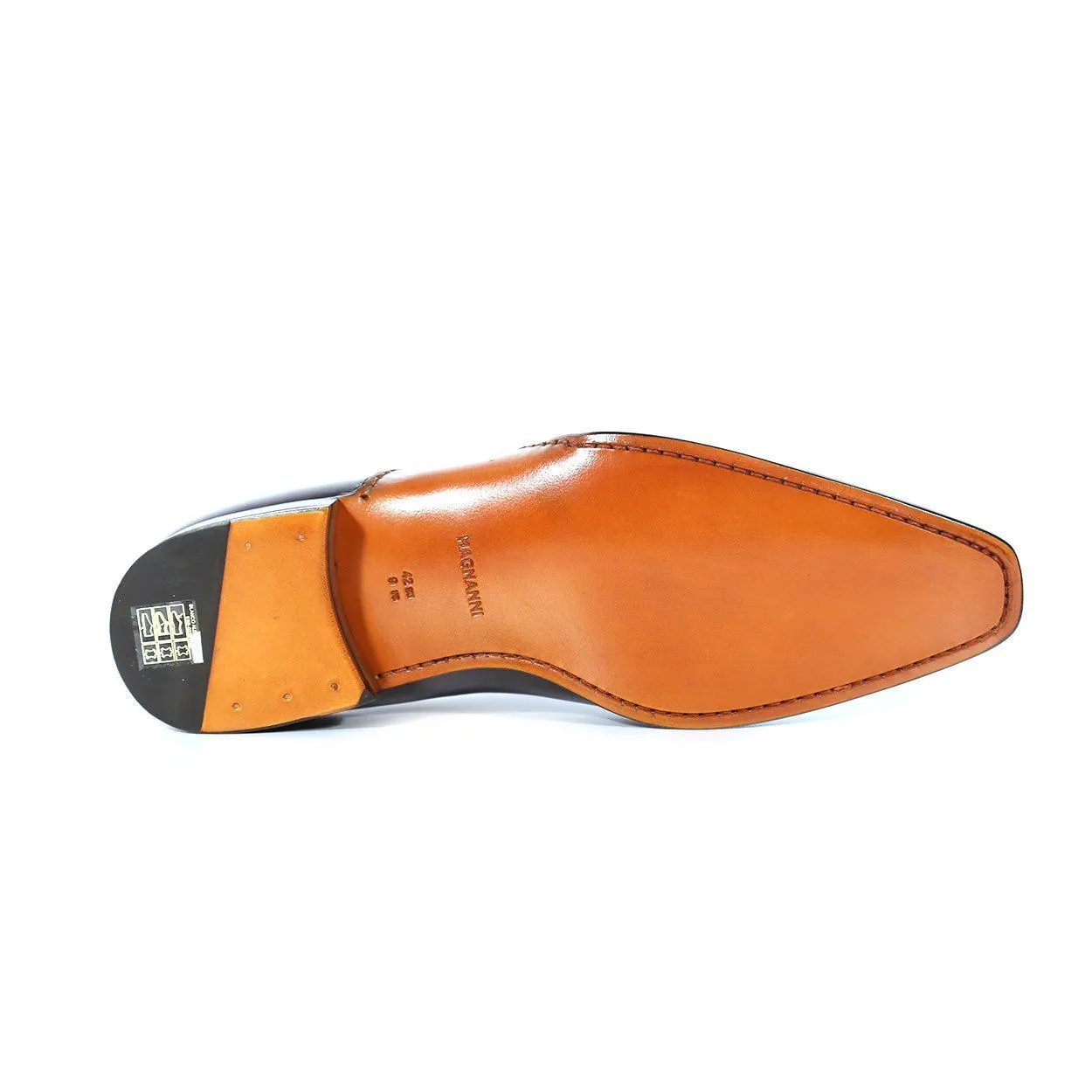 Magnanni 24834 Hayos Men's Shoes Gray Laser Print / Calf-Skin Leather Derby (MAGS1132)