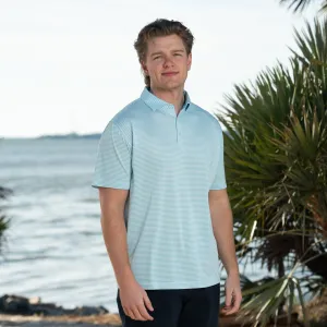 Malibu Slipknot Pique Feedstripe Polo
