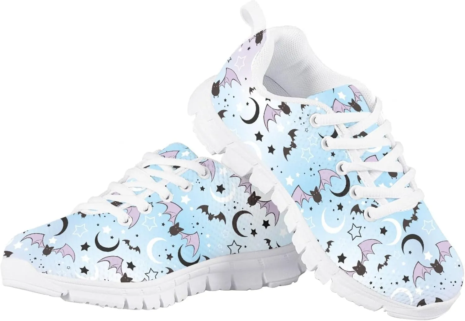 MARSVOVO Kids Halloween Sneakers for Boys Breathable Athletic Christmas Walking Shoes for Girls Most Comfortable Casual Classic Fashion Playing Sports Shoes