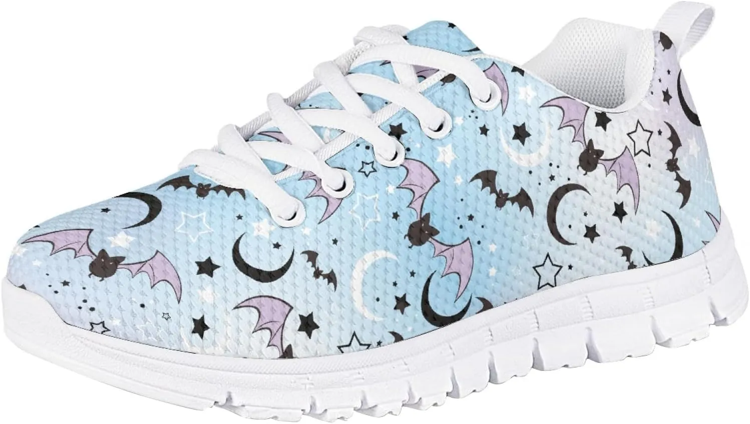 MARSVOVO Kids Halloween Sneakers for Boys Breathable Athletic Christmas Walking Shoes for Girls Most Comfortable Casual Classic Fashion Playing Sports Shoes