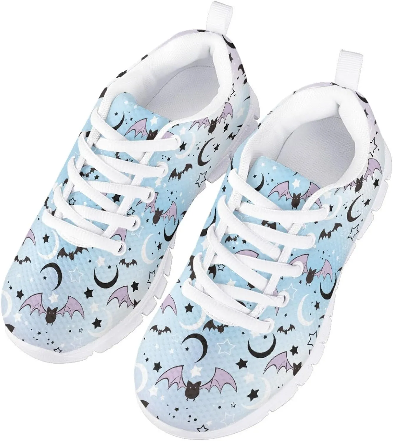 MARSVOVO Kids Halloween Sneakers for Boys Breathable Athletic Christmas Walking Shoes for Girls Most Comfortable Casual Classic Fashion Playing Sports Shoes