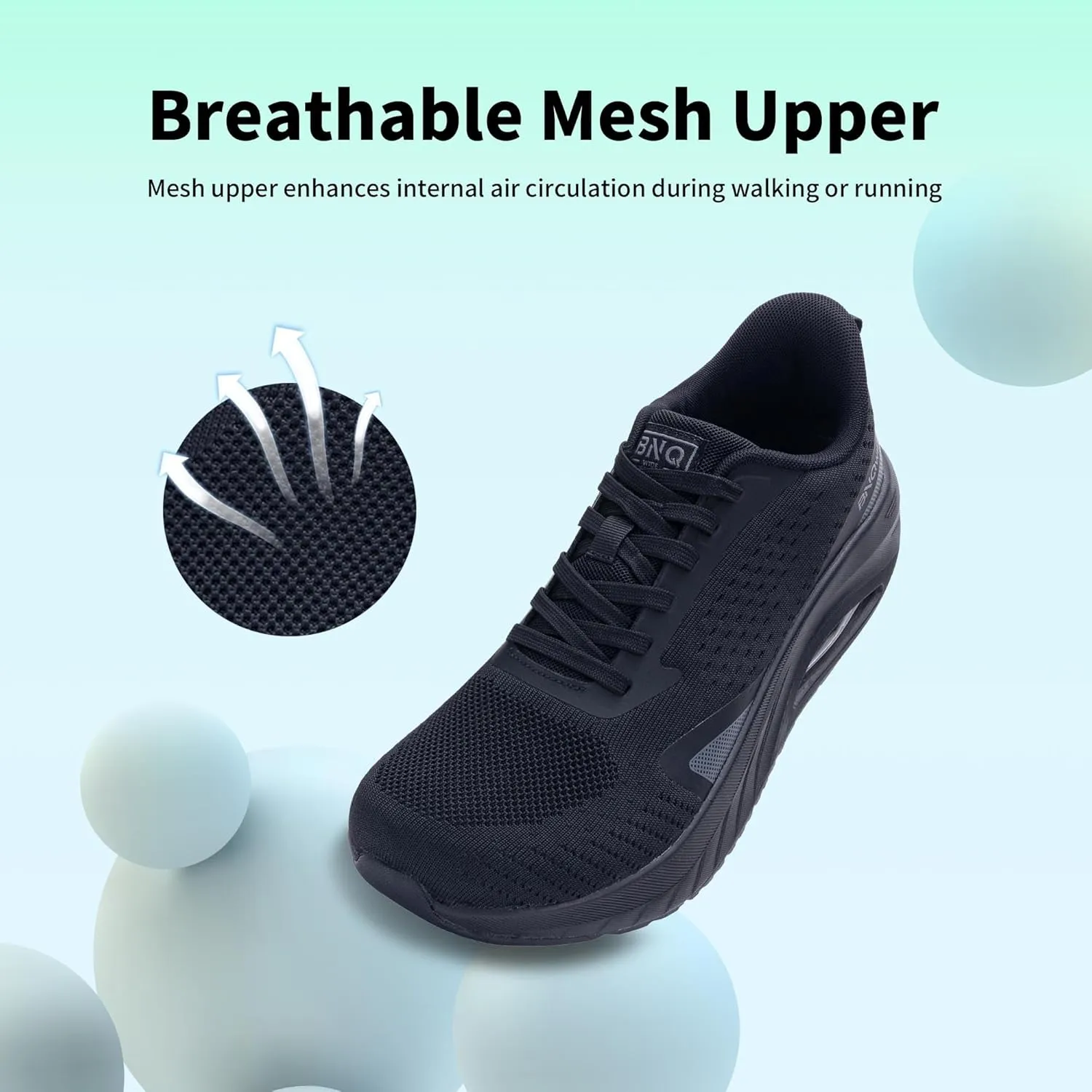 MEHOTO Wide Toe Box Shoes for Men Arch Support Air Running Shoes Tennis Fashion Walking Sneaker Wide Width Orthotic Shoe for Plantar Fasciitis Size 8-13