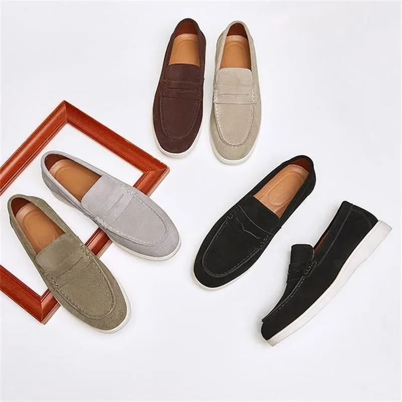 Men's British-style Velvet Frosted Loafers -foot Loafers Foot Cover Casual Shoes High Elasticity Breathable And Soft Suitable For Driving Running Sports Business Work(white-Patch five-pointed star4,7.