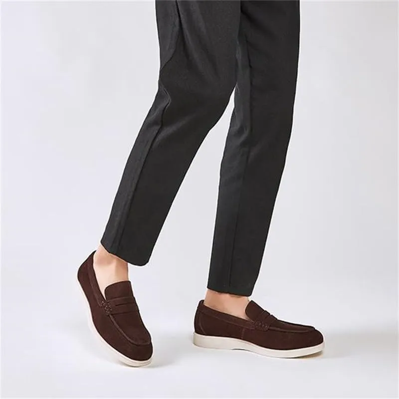 Men's British-style Velvet Frosted Loafers -foot Loafers Foot Cover Casual Shoes High Elasticity Breathable And Soft Suitable For Driving Running Sports Business Work(white-Patch five-pointed star4,7.