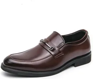 Mens Classic Dress Shoes Leather Fashion Oxford Shoes Patent Slip-on Loafers Wedding Leather Shoes