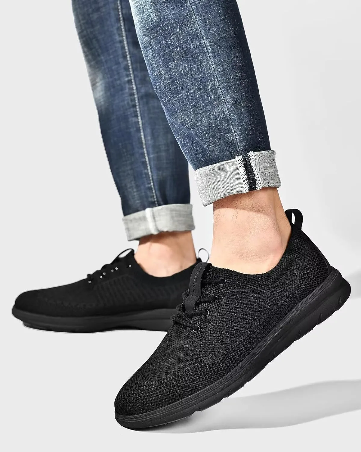 Men's Dress Oxfords Casual Walking Shoes Lightweight Mesh Business Work Sneakers Tennis Footwear