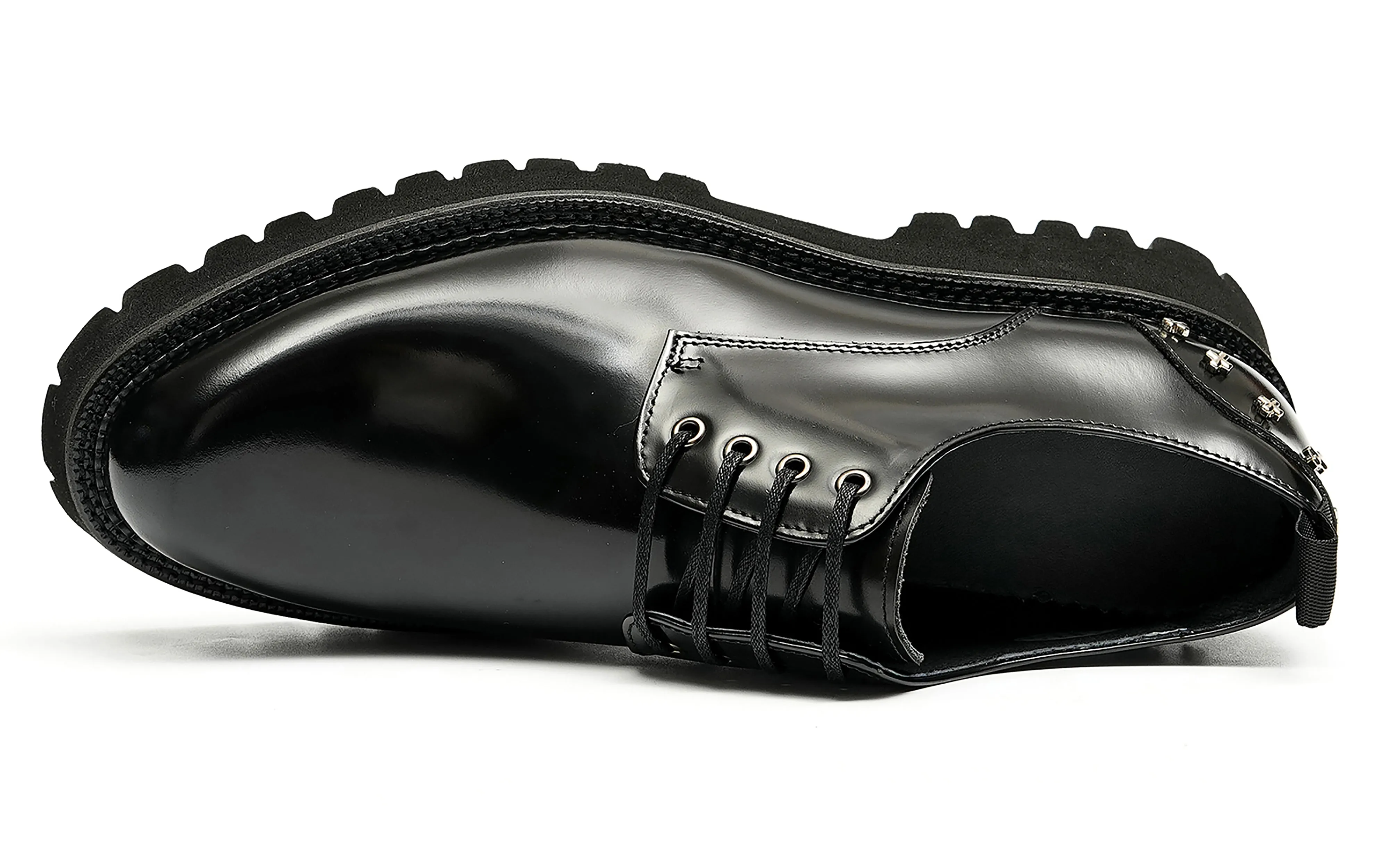 Men's Dress Rivets Thick Sole Derby