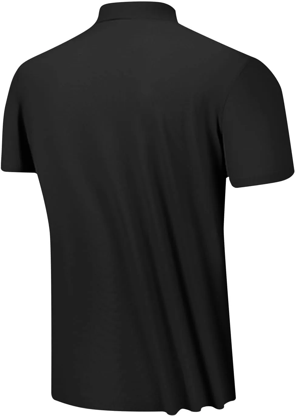Mens Golf Shirts Short Sleeve Moisture Wicking Collared Shirt Business Casual Plain Tee Shirt Lightweight Big and Tall