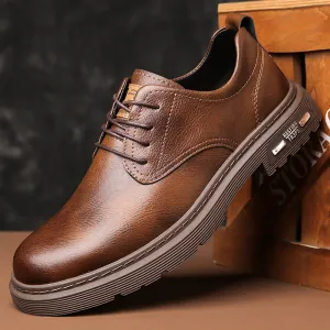 Men's Soft Leather Casual Oxford Shoes