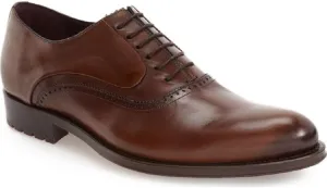 Mezlan Men's Canale Plain Toe Oxford (11.5 D(M) US) Cognac