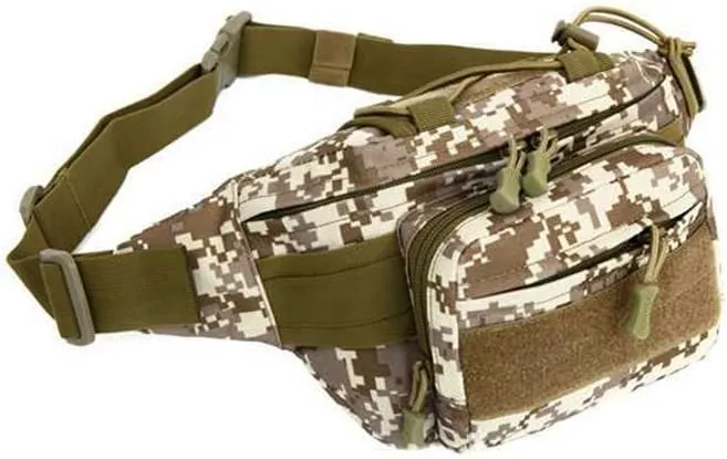 Multifuntional Army Fan Shoulder Bag,Waist Bag,Chest Bag,Tactical Pouch for Outdoor Activities