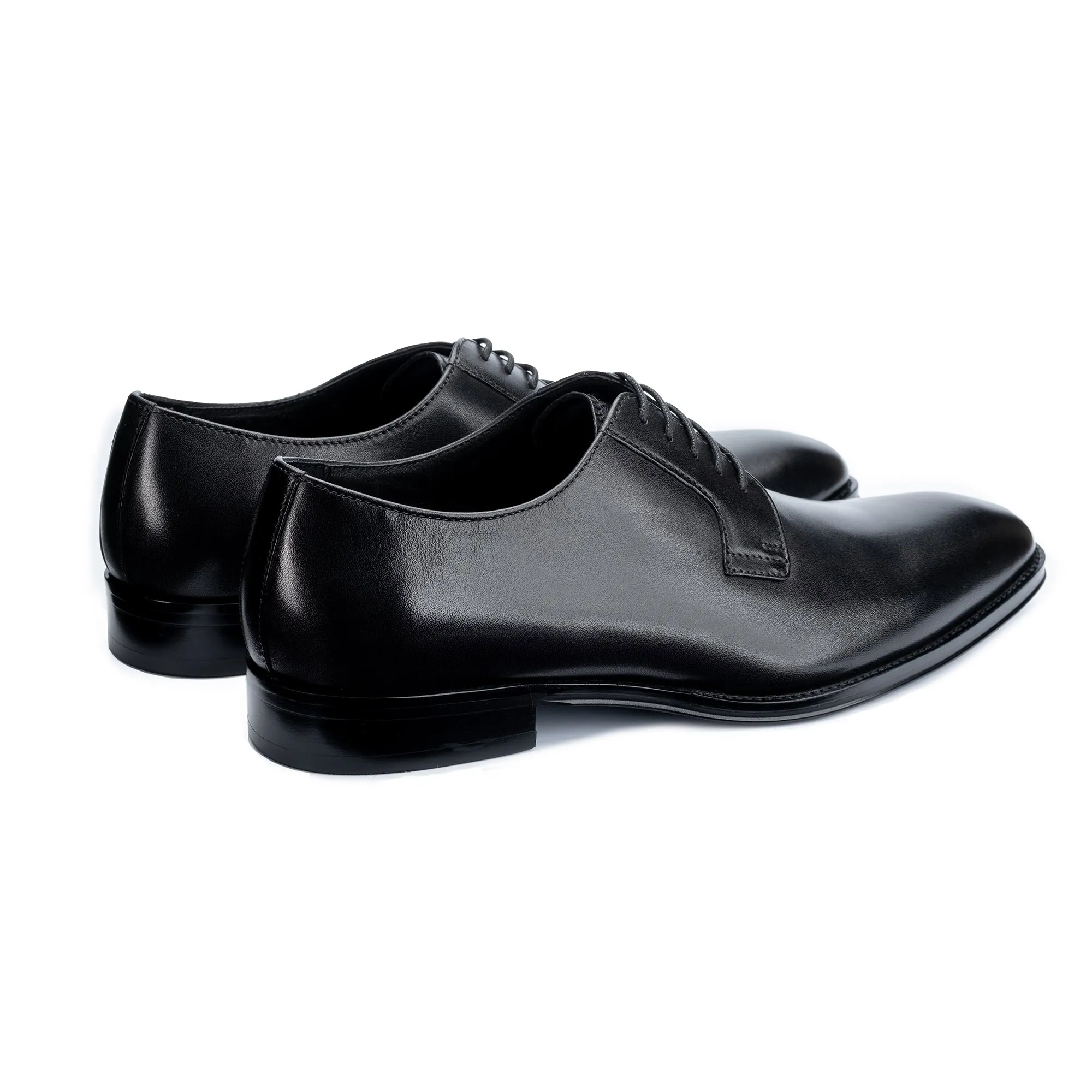 Mumford Black Derby Shoes
