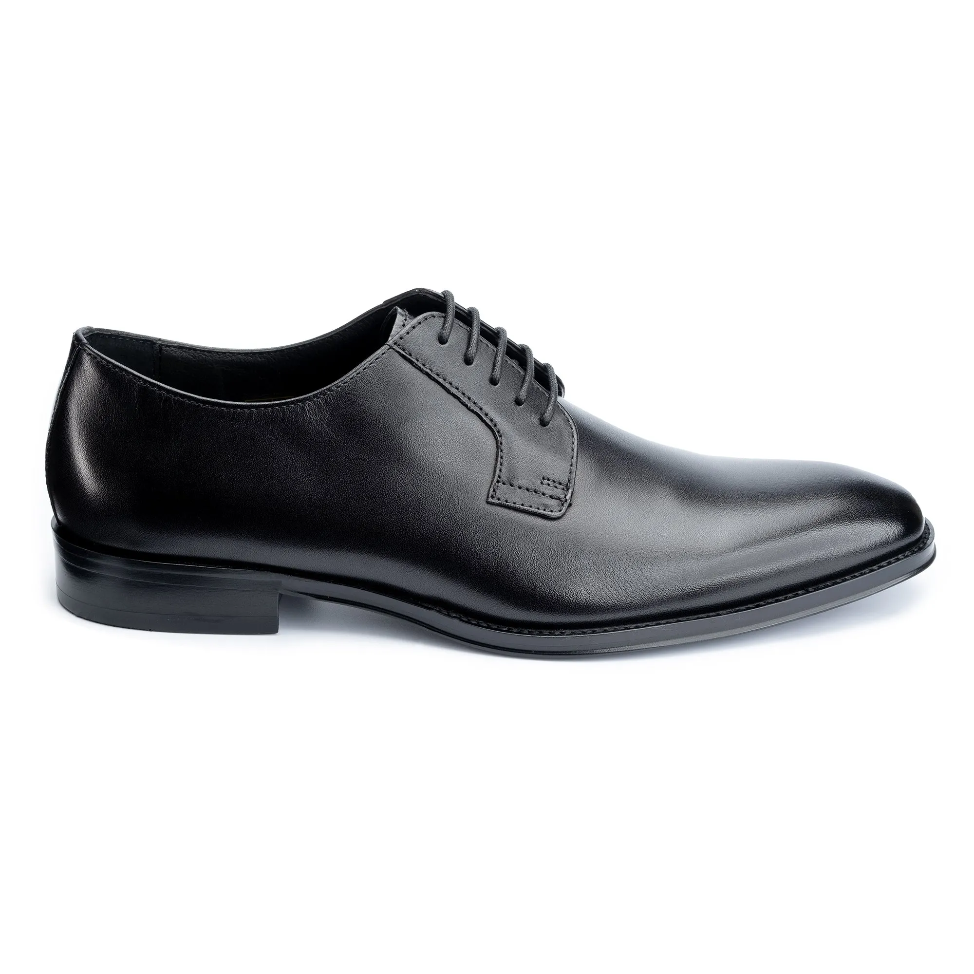 Mumford Black Derby Shoes