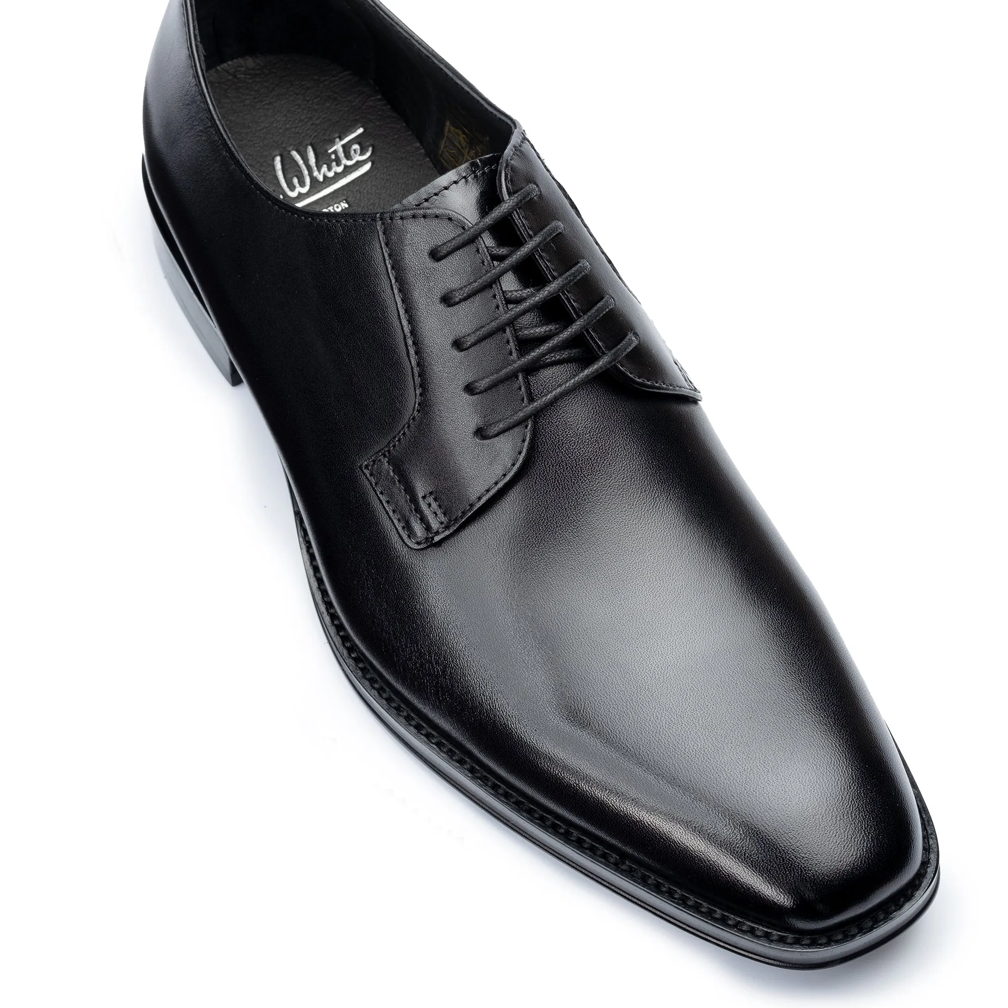 Mumford Black Derby Shoes