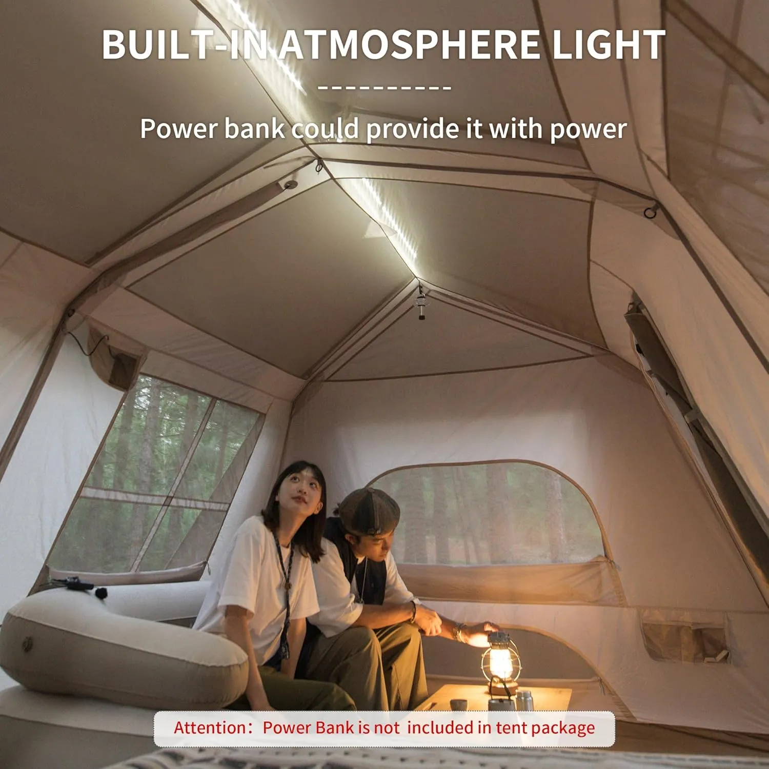 Naturehike Village Camping Tent,4/6/8 Person Tents for Camping, 60S Easy Setup Instant Tent for Family Camping, Car Camping