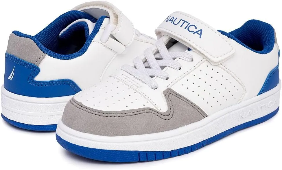 Nautica Kids Adjustable Strap Shoes | Comfortable Casual Sneakers for Boys and Girls, Toddlers & Little Kids