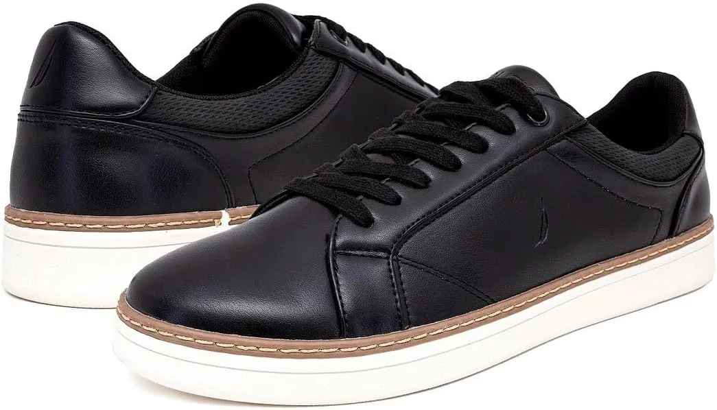 Nautica Men's Casual Shoe, Classic Lace-Up Low Top Loafer, Fashion Sneaker - in Medium & Wide Width Sizes